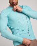HOLOKOLO Cycling summer long sleeve jersey - ELEVATE - light blue