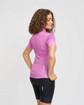 RIVANELLE Cycling short sleeve jersey - LEVEL UP - purple