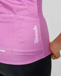 RIVANELLE Cycling short sleeve jersey - LEVEL UP - purple