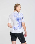 RIVANELLE Cycling short sleeve jersey - FLOWERY LADY - white/purple/blue