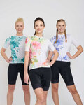RIVANELLE Cycling short sleeve jersey - FLOWERY LADY - white/green