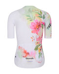 RIVANELLE Cycling short sleeve jersey - FLOWERY LADY - white/pink/green