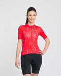 RIVANELLE Cycling short sleeve jersey - METTLE LADY - red