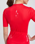 RIVANELLE Cycling short sleeve jersey - METTLE LADY - red