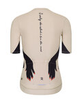 RIVANELLE Cycling short sleeve jersey - HANDS LADY - beige/black