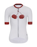 RIVANELLE Cycling short sleeve jersey - FRUIT LADY - white/red