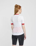 RIVANELLE Cycling short sleeve jersey - FRUIT LADY - white/red