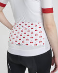 RIVANELLE Cycling short sleeve jersey - FRUIT LADY - white/red