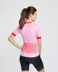 RIVANELLE Cycling short sleeve jersey - FRUIT LADY - pink/red