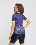 RIVANELLE Cycling short sleeve jersey - FRUIT LADY - blue/light green