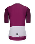 RIVANELLE Cycling short sleeve jersey - TECHNICAL  - white/bordeaux