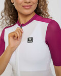 RIVANELLE Cycling short sleeve jersey - TECHNICAL  - white/bordeaux