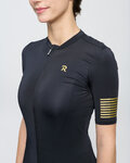 RIVANELLE Cycling short sleeve jersey - VICTORIOUS GOLD LADY - black