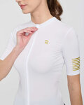 RIVANELLE Cycling short sleeve jersey - VICTORIOUS GOLD LADY - white