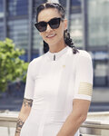 RIVANELLE Cycling short sleeve jersey - VICTORIOUS GOLD LADY - white