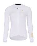 RIVANELLE Cycling summer long sleeve jersey - VICTORIOUS GOLD ELITE LADY - white