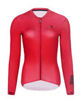 RIVANELLE Cycling summer long sleeve jersey - VICTORIOUS ELITE - red