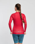 RIVANELLE Cycling summer long sleeve jersey - VICTORIOUS ELITE - red