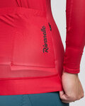 RIVANELLE Cycling summer long sleeve jersey - VICTORIOUS ELITE - red
