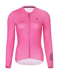 RIVANELLE Cycling summer long sleeve jersey - VICTORIOUS ELITE - pink