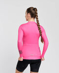 RIVANELLE Cycling summer long sleeve jersey - VICTORIOUS ELITE - pink