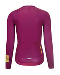 RIVANELLE Cycling summer long sleeve jersey - VICTORIOUS GOLD ELITE LADY - bordeaux