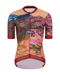 RIVANELLE Cycling short sleeve jersey - FREE ELITE LADY LIMITED EDITION - orange/multicolour