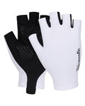 RIVANELLE Cycling fingerless gloves - ELEGANCE TOUCH - white