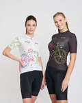 RIVANELLE Cycling short sleeve jersey - MAAPPI DARK LADY - black/multicolour