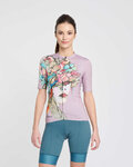 RIVANELLE Cycling short sleeve jersey - MADAM FLOWER - beige/multicolour
