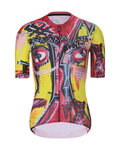 RIVANELLE Cycling short sleeve jersey - FURIOSO - red/yellow
