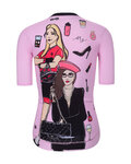 RIVANELLE Cycling short sleeve jersey - VOGUE - pink/black