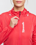 RIVANELLE Cycling rain jacket - WIND/RAIN - red