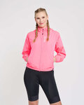 RIVANELLE Cycling rain jacket - WIND/RAIN - pink