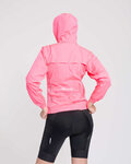 RIVANELLE Cycling rain jacket - WIND/RAIN - pink