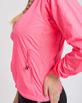RIVANELLE Cycling rain jacket - WIND/RAIN - pink