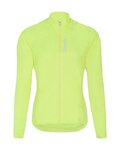 RIVANELLE Cycling rain jacket - WIND/RAIN - yellow