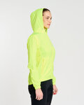 RIVANELLE Cycling rain jacket - WIND/RAIN - yellow