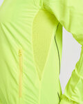 RIVANELLE Cycling rain jacket - WIND/RAIN - yellow