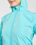 RIVANELLE Cycling rain jacket - WIND/RAIN - turquoise