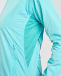 RIVANELLE Cycling rain jacket - WIND/RAIN - turquoise