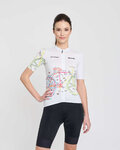 RIVANELLE Cycling short sleeve jersey - MAAPPI ELITE LADY - white/multicolour