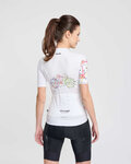 RIVANELLE Cycling short sleeve jersey - MAAPPI ELITE LADY - white/multicolour