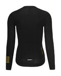 RIVANELLE Cycling summer long sleeve jersey - VICTORIOUS GOLD ELITE LADY - black
