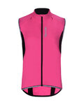 RIVANELLE Cycling gilet - WIND/RAIN LADY - pink