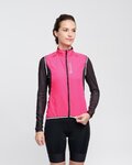 RIVANELLE Cycling gilet - WIND/RAIN LADY - pink