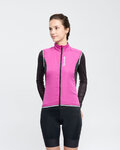 RIVANELLE Cycling gilet - WIND/RAIN LADY - purple
