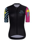 RIVANELLE Cycling short sleeve jersey - MEDITATION - black/pink