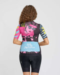 RIVANELLE Cycling short sleeve jersey - MEDITATION - black/pink