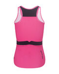 RIVANELLE Cycling sleeveless jersey - SPARK ELITE - pink/black
